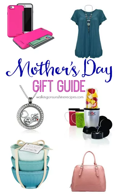 This week's Friday Favorites is all about Moms and the perfect gift guide for Mother's Day next month from Walking on Sunshine Recipes. 
