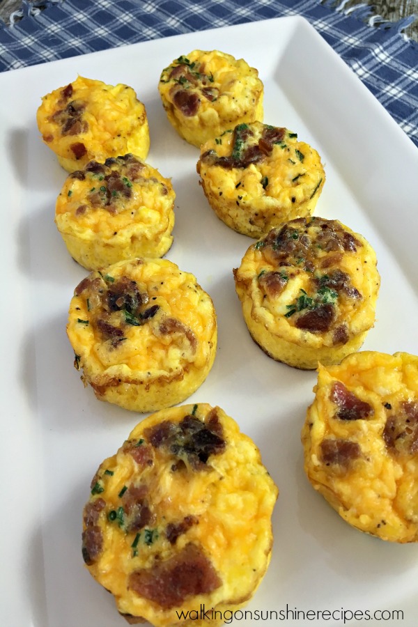 Scrambled Egg Breakfast Muffins fresh from the oven! 