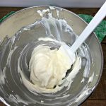 Cream Cheese Mixture in Mixing Bowl for Danish