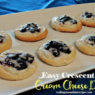 Easy Cream Cheese Danish Recipe with Canned Crescent Rolls