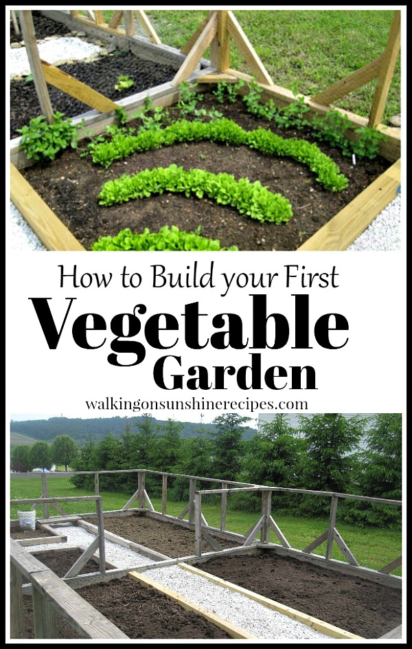 How to Build your First Vegetable Garden | Walking on Sunshine Recipes