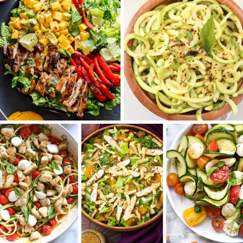 Salad Recipes | Walking on Sunshine Weekly Meal Plan