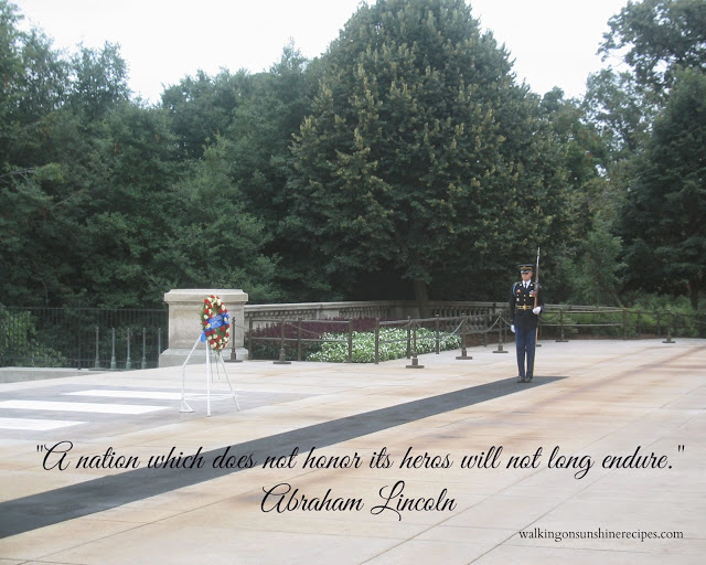 Arlington Cemetery featured on Walking on Sunshine Recipes.