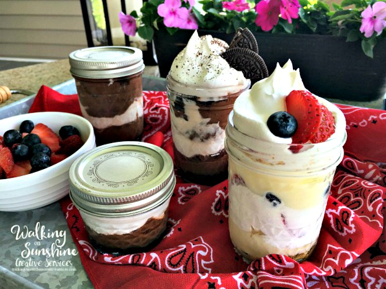 Mason Jar Desserts from Walking on Sunshine Recipes 2