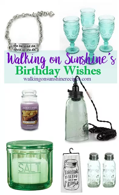 How to Give the Best Birthday Wishes and Gifts this Year from Walking on Sunshine Recipes.