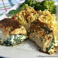Chicken Stuffed with Ricotta Cheese and Spinach