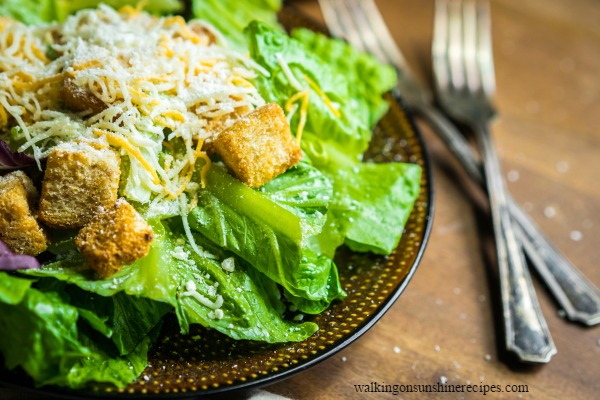 Homemade Croutons are best for a summer salad from Walking on Sunshine Recipes. 