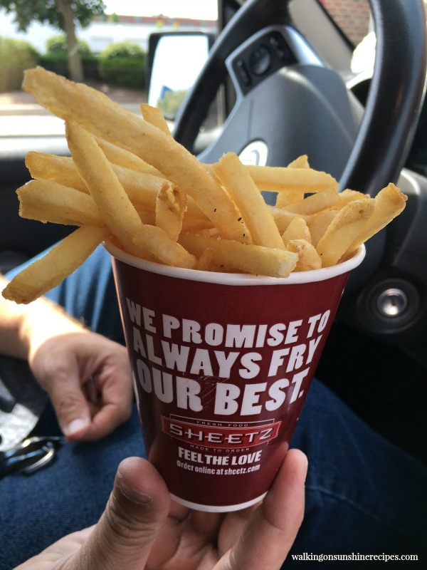 The best French fries from Sheetz featured on Walking on Sunshine Recipes.