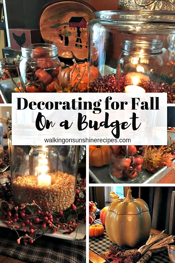 Decorating for Fall on a Budget.