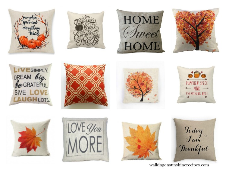 decorate with pillows