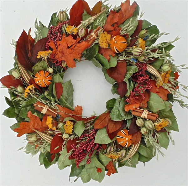 Fall Cinnamon and Berry Wreath