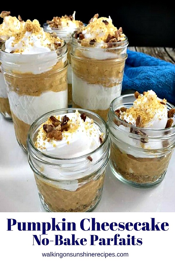 Pumpkin Cheesecake in a Jar | Walking on Sunshine Recipes