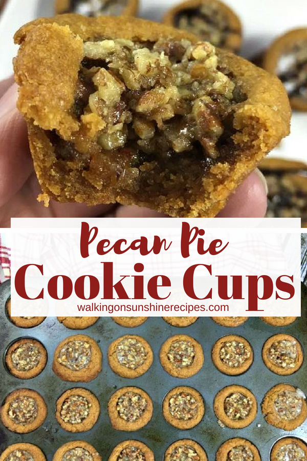 Pecan Pie Cookie Cups