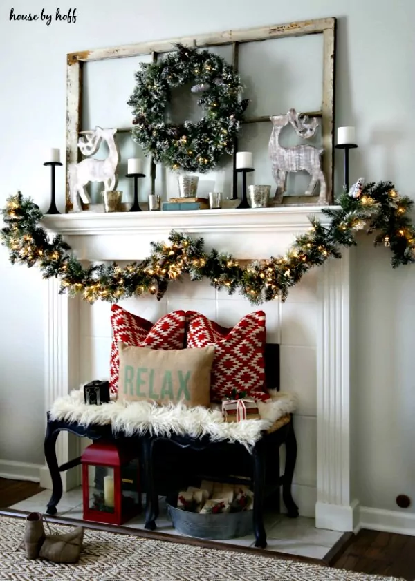 Christmas Mantel from House by Hoff