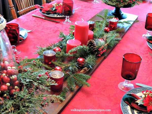 Budget Christmas Table Decorations | Walking on Sunshine Recipes