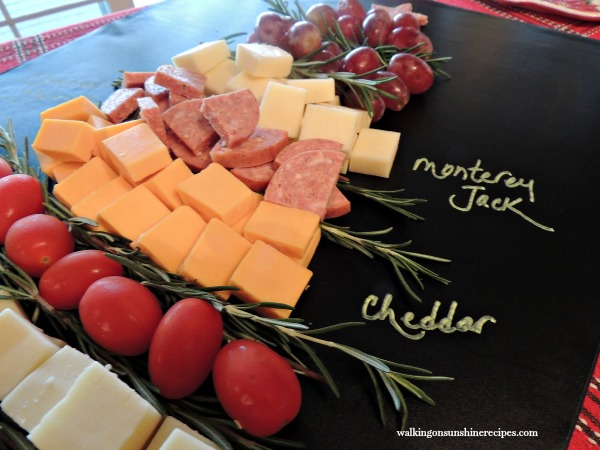 Christmas Tree Cheese Board Platter