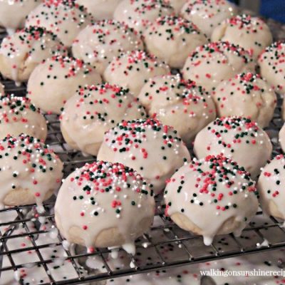 Italian Ricotta Cookies - Family Christmas Cookie Tradition