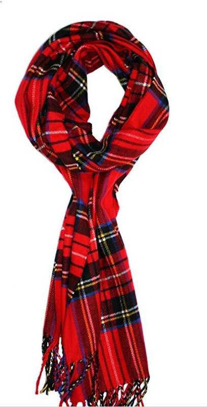 Red Plaid Scarf