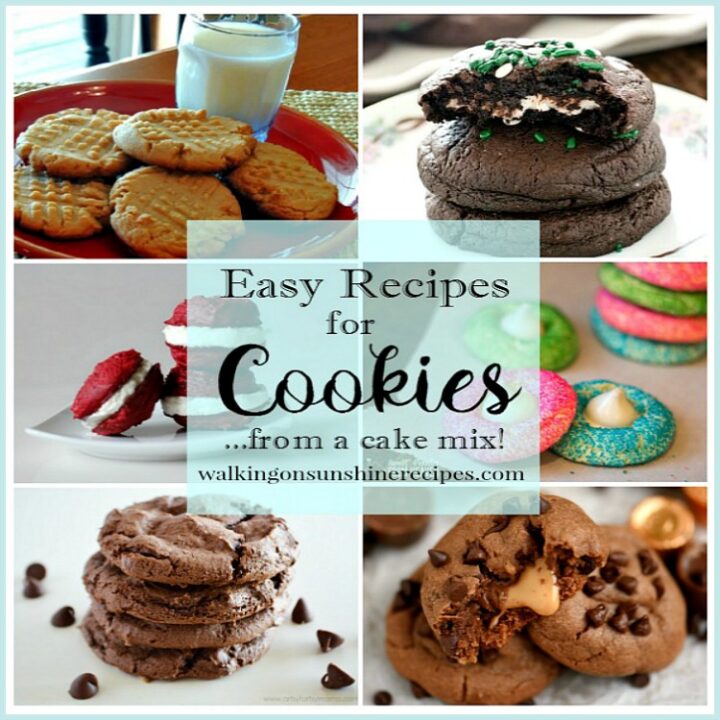 How to Make Cookies with a Boxed Cake Mix Walking on Sunshine