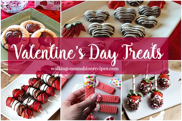 EASY Valentine's Day Treats from Walking on Sunshine