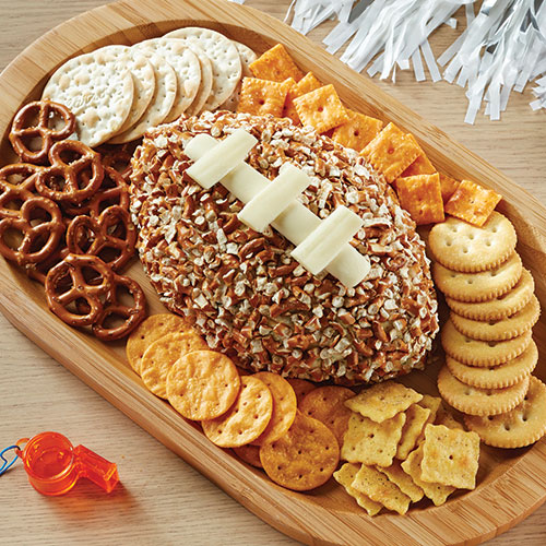Pretzel and Cheese Football featured on Walking on Sunshine