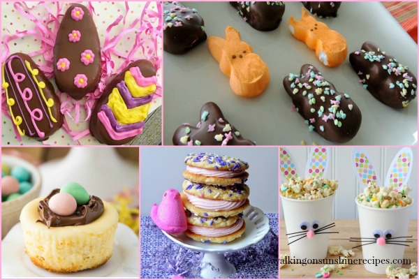Party: Adorable Easter Treats with Foodie Friends Friday featured on Walking on Sunshine