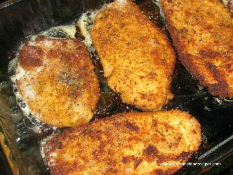  Chicken Cutlets in baking dish