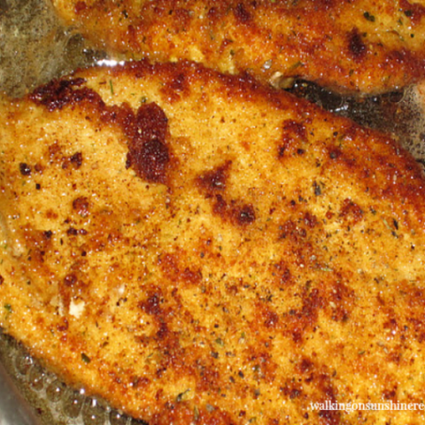 Breaded Chicken Cutlets - Italian Style