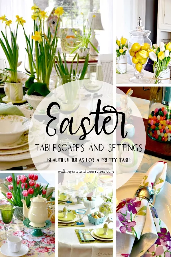 Easter Table Settings and Centerpiece Ideas. 
