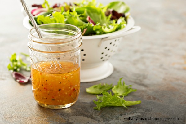 An easy recipe for Italian Salad Dressing from Walking on Sunshine.
