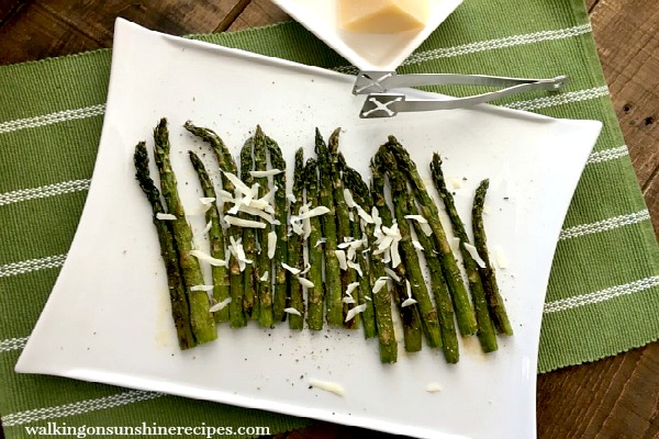 Roasted Asparagus with Parmesan Cheese