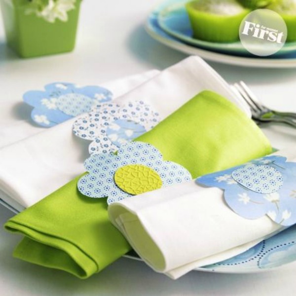 Pretty Daisy Napkin Rings