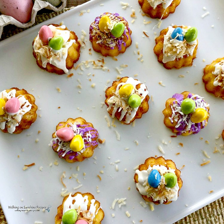 How To Make Easter Mini Bundt Cakes Dessert Recipe