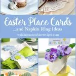 Easter Place Cards and Napkin Ring Ideas