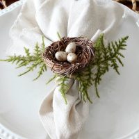 How To Make Bird's Nest Napkin Rings