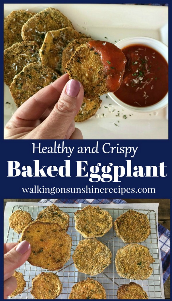 Baked Eggplant Slices Are Healthy, Crispy And Delicious!