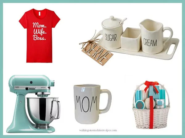 Reader's choice Mother's Day Gift Ideas and Guide from Walking on Sunshine. 