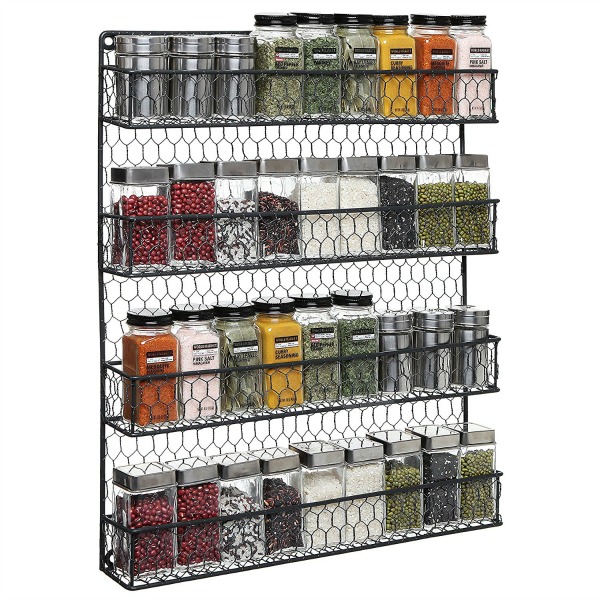 Rustic Chicken Wire Pantry