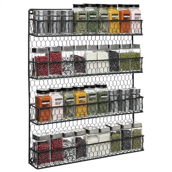 Rustic Chicken Wire Pantry