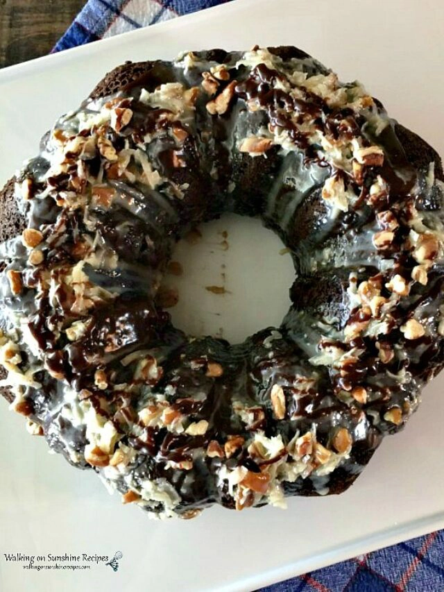 Easy German Chocolate Cake from a Cake Mix Story