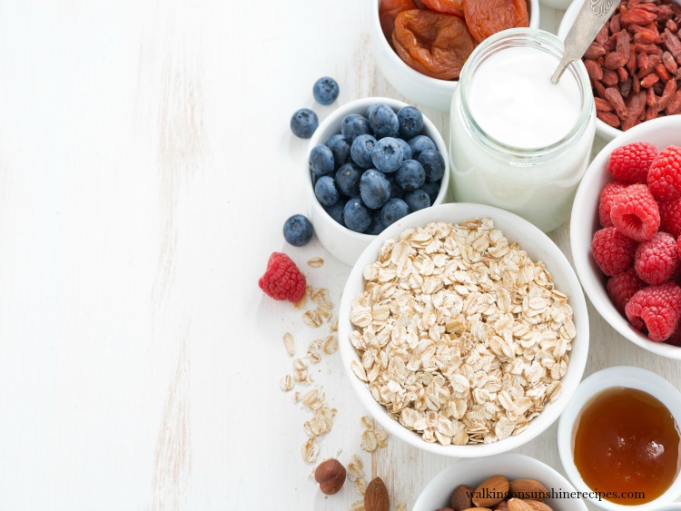 Ingredients for Stove Top Granola 