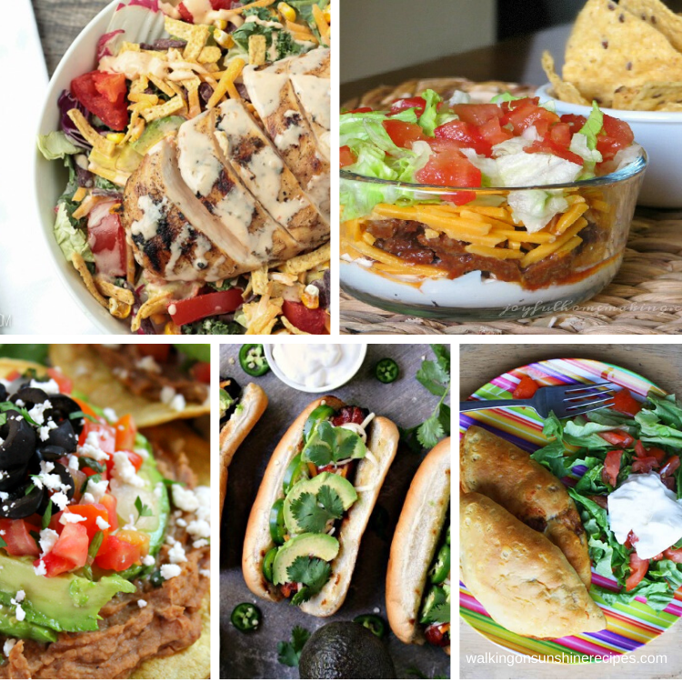 Easy Mexican Recipes for Dinner | Weekly Meal Plan