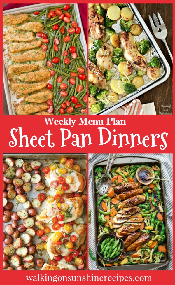 Weekly Meal Plan: Sheet Pan Dinners - Easy Recipes for Busy Families ...