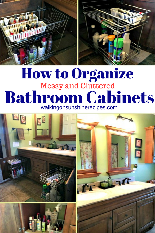 Bathroom Vanity Organization