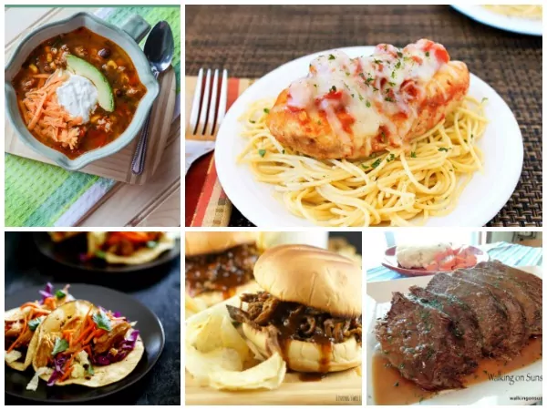 Slow cooker recipes are featured this week for our Weekly Meal Plan. 