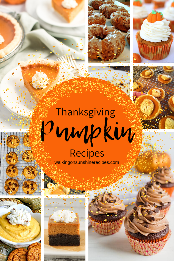 Pumpkin Dessert Recipes - Whether you are looking for a delicious pumpkin dessert to serve for Thanksgiving you are sure to find something delicious today from Walking on Sunshine Recipes. A great collection of pumpkin dessert recipes.