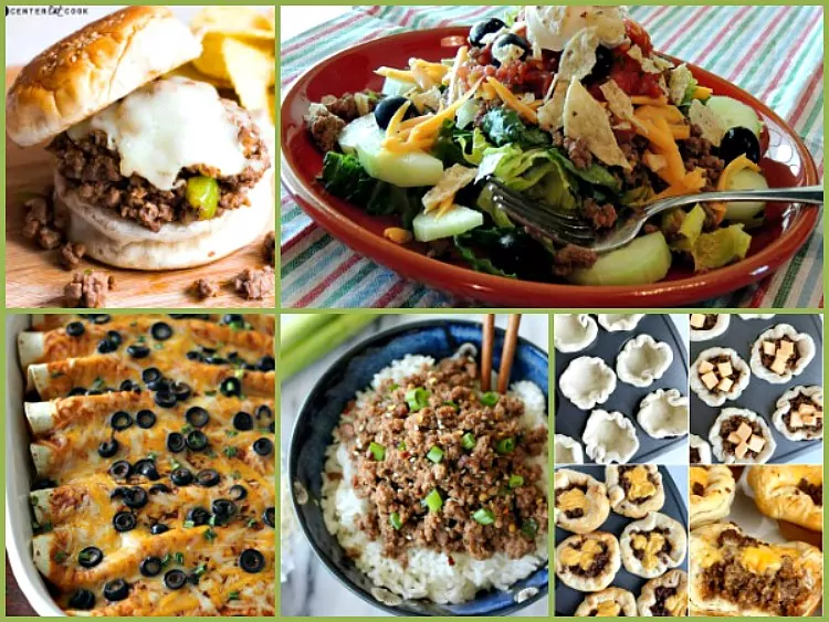 Ground Beef Recipes Weekly Meal Plan FEATURED photo from Walking on Sunshine Recipes