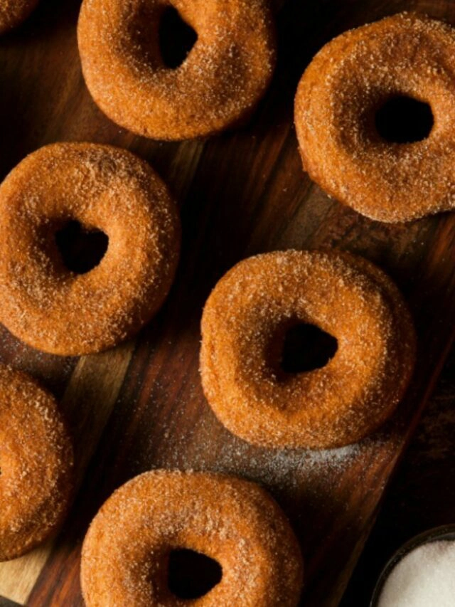 Pumpkin Spice Cake Mix Donuts Story