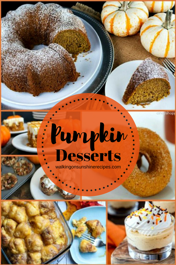 Pumpkin Dessert Recipes