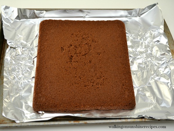 Brownies Baked on Tray for Christmas Tree Candy Cane Brownies from Walking on Sunshine Recipes